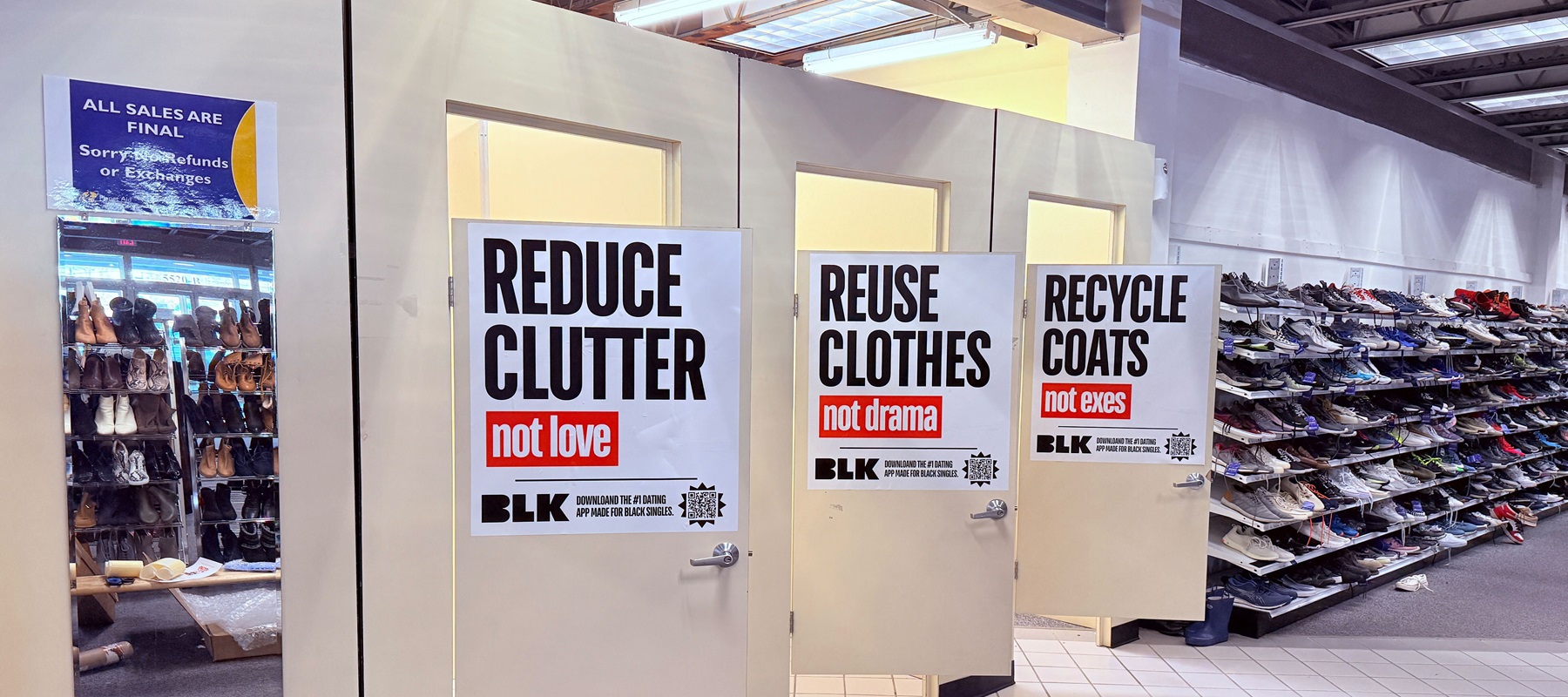 BLK and Planet Aid encourage singles to donate breakup hoodies to help the planet